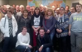 Les récipiendaires lors de la cérémonie de remise des médailles./ Photo DDM