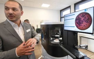 Emmanuel Jalenques dirige la société Interlab avec son frère Jules. © christian stavel