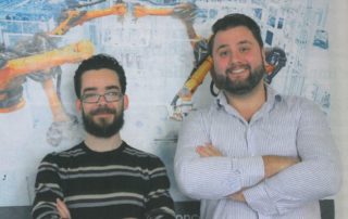 de g à d : Rémi Parlouar, directeur technique et Sébastien Bach, directeur général