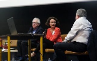 Des chercheurs travaillant sur le phénomène de désindustrialisation et les inégalités territoriales sont intervenus, hier, tout au long de l'après-midi à La Strada./ Photo DDM, A. Cros
