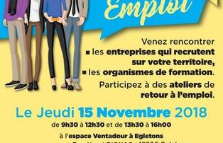Forum Boost Emploi - Jeudi 15 Novembre 2018 à EGLETONS