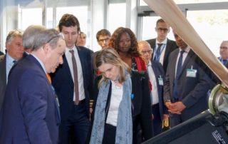 Il y a dix jours, la secrétaire d'Etat auprès du ministre de l'Economie, Agnès Pannier-Runnacher, a visité Ratier./ Photo DDM Jean-Claude Boyer.