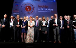 Les lauréats de la première édition des Trophées des entreprises. © stephane Lefèvre