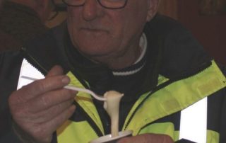 Lors de la cérémonie des vœux du Nouvel An de François Marty, l'aligot a filé dans les barquettes