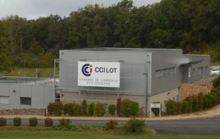 La zone d'acitivités Quercypole à Figeac./ Photo DDM