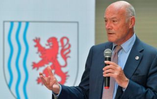 Alain Rousset et la région Nouvelle-Aquitaine devraient bientôt recevoir le label « French Impact » des mains du haut-commissaire à l’économie sociale et solidaire. © Thomas JOUHANNAUD