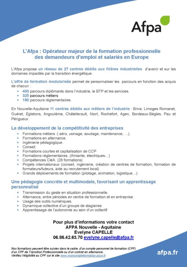 AFPA présentation MV