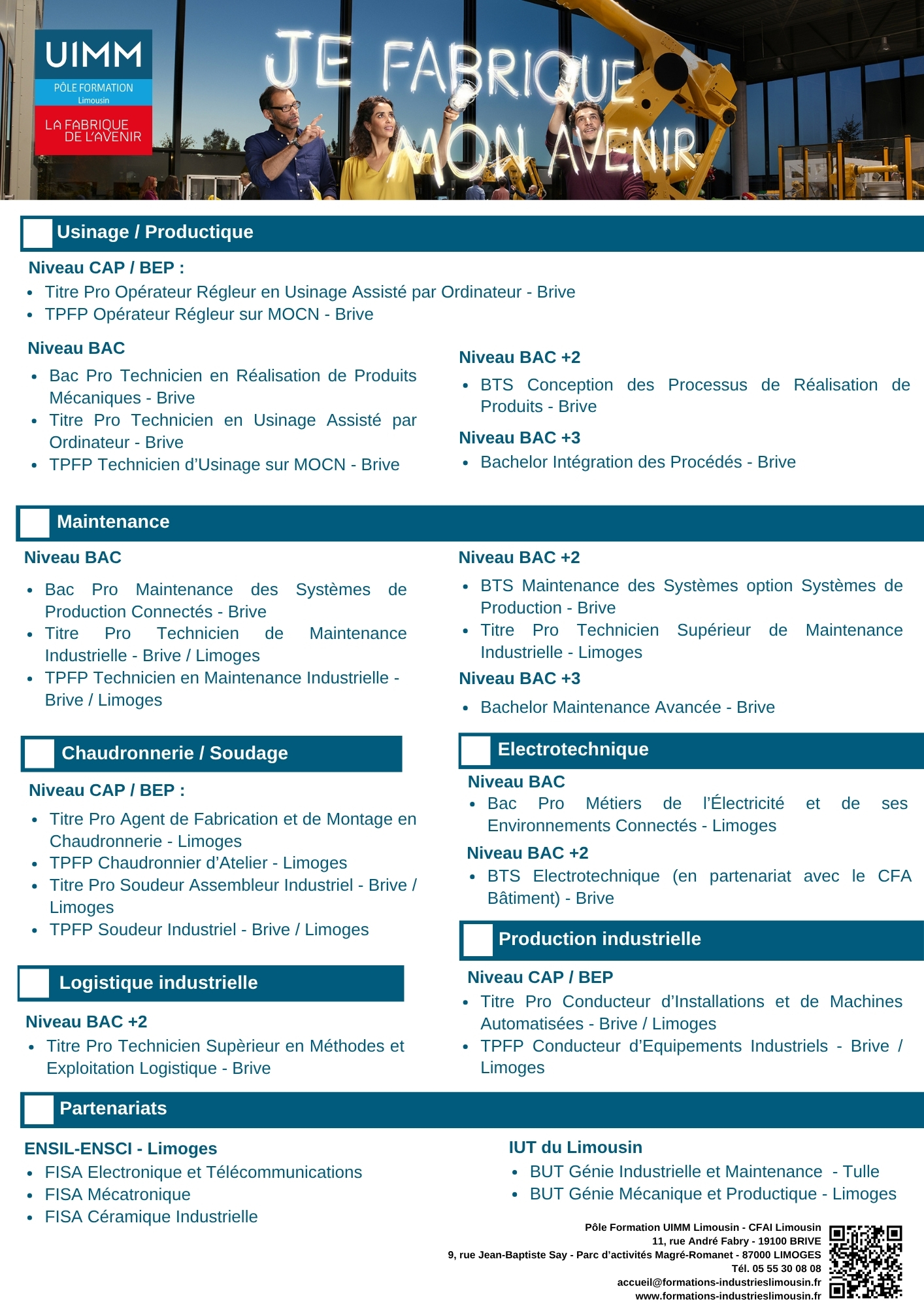 Pôle formation UIMM Limousin – CFAI Limousin
