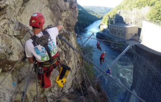 Travaux sur barrage © Stam
